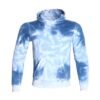 Contrast Blue Pullover Hoodie