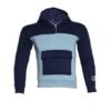 Blue Tye Dye Fleece Hoodie
