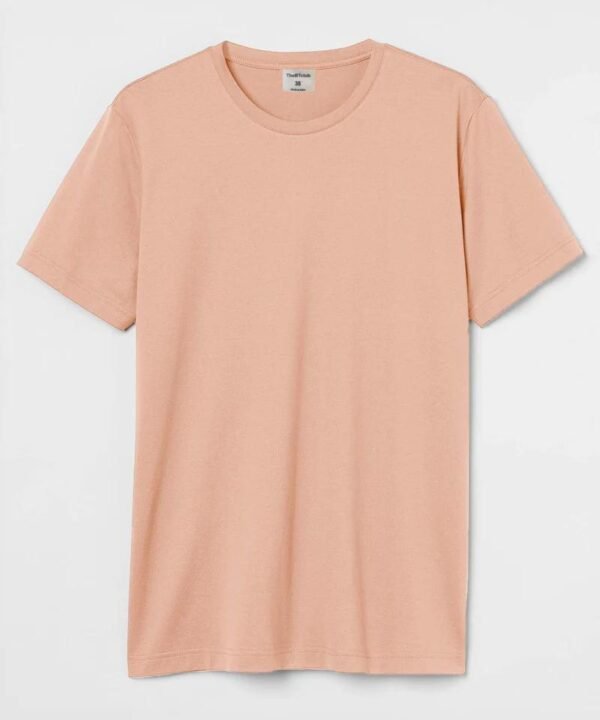 Peach Round Neck Tshirt