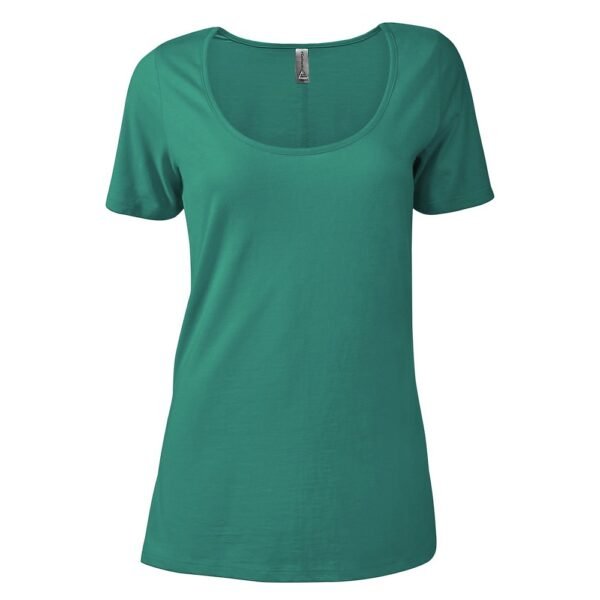 Ladies Short Sleeve Scoop Neck Tshirt